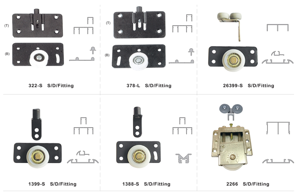 Sliding Door Fitting Series