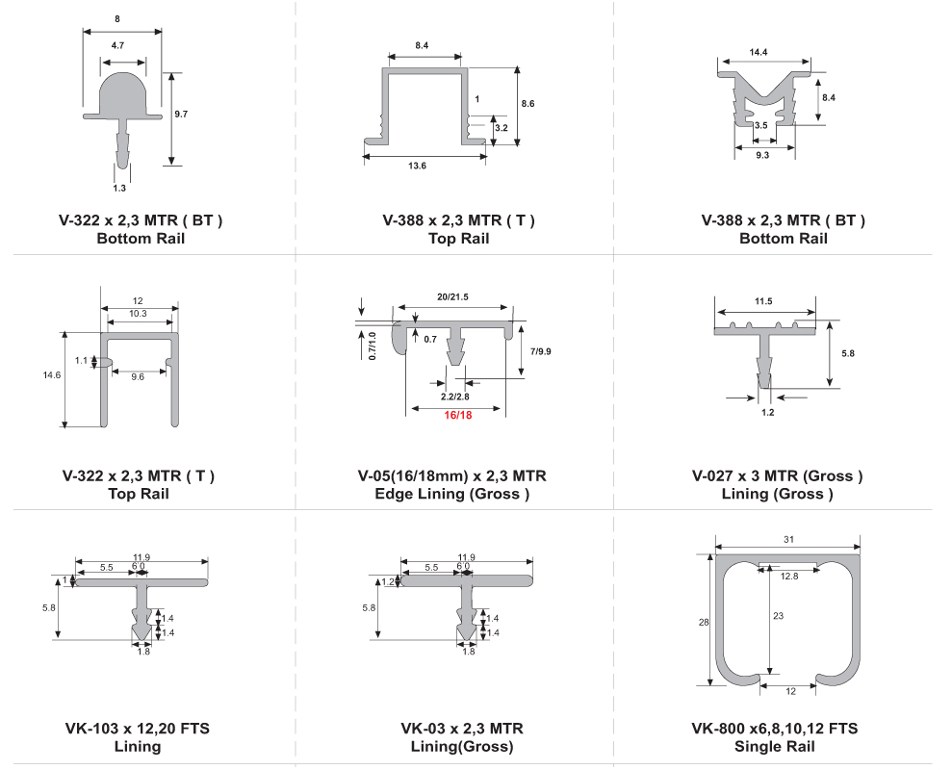 Aluminium Extrusion Series