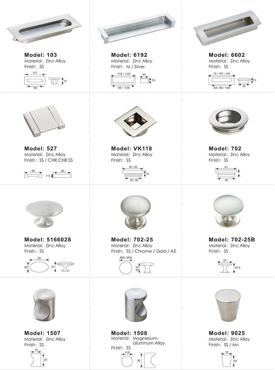 Zinc Alloy Handle Series 2